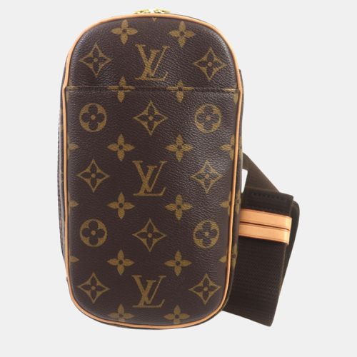 Louis Vuitton Brown Canvas Monogram Pochette Gange Body Bag - Louis Vuitton - Modalova