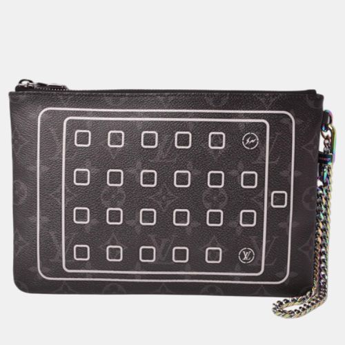 Louis Vuitton Black Canvas Monogram Eclipse Ipad Case/Clutch Bag - Louis Vuitton - Modalova