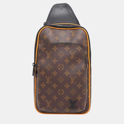 Louis Vuitton Noir Monogram Macassar Canvas Avenue Sling Bag - Louis Vuitton - Modalova