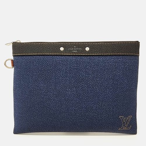 Louis Vuitton Blue Leather Louis Vuitton Pochette To-Go Clutch - Louis Vuitton - Modalova