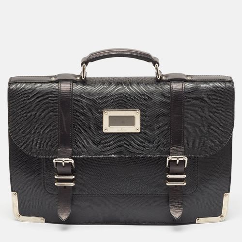 Louis Vuitton Black Lizard Larry Briefcase Bag - Louis Vuitton - Modalova