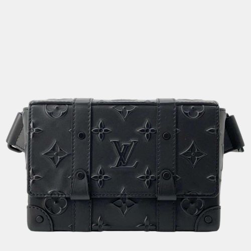 Noir	Monogram	Seal	Leather Trunk Bag - Louis Vuitton - Modalova