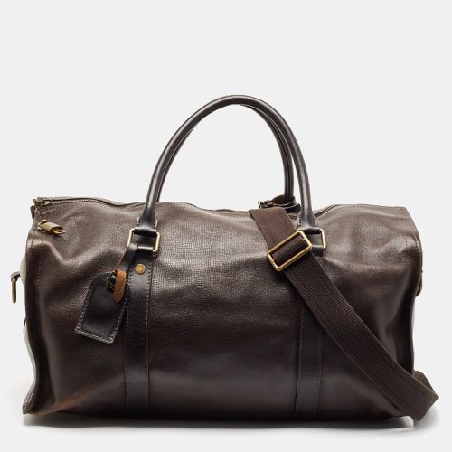 Louis Vuitton Dark Brown Utah Leather Comanche Duffle Bag - Louis Vuitton - Modalova