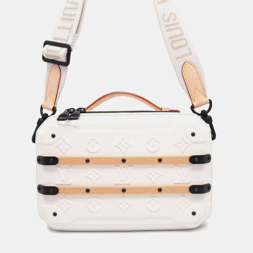 Louis Vuitton White/Black Calf Leather Future Trunk Shoulder Bag - Louis Vuitton - Modalova