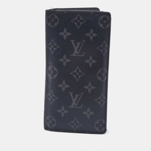 Louis Vuitton Monogram Eclipse Canvas Brazza Wallet - Louis Vuitton - Modalova