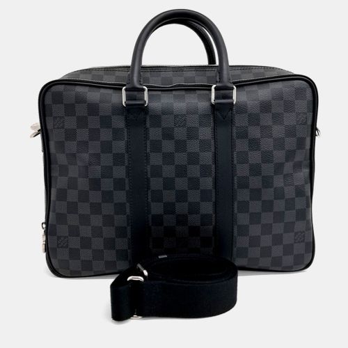 E-Care MM Graphite Damier Graphite Canvas Briefcase Bag - Louis Vuitton - Modalova