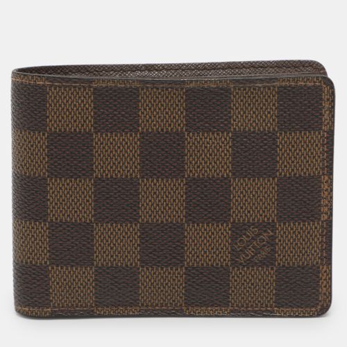 Multiple Damier Ebene Canvas Bifold Wallet - Louis Vuitton - Modalova