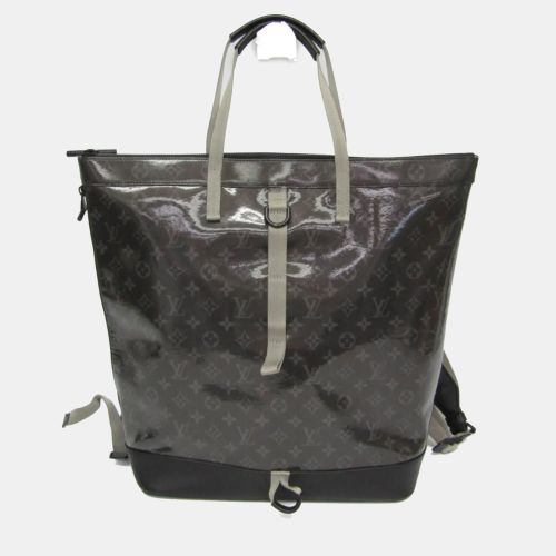 Monogram Eclipse Glazed Zipped Tote Backpack,Tote Bag ,Grape - Louis Vuitton - Modalova