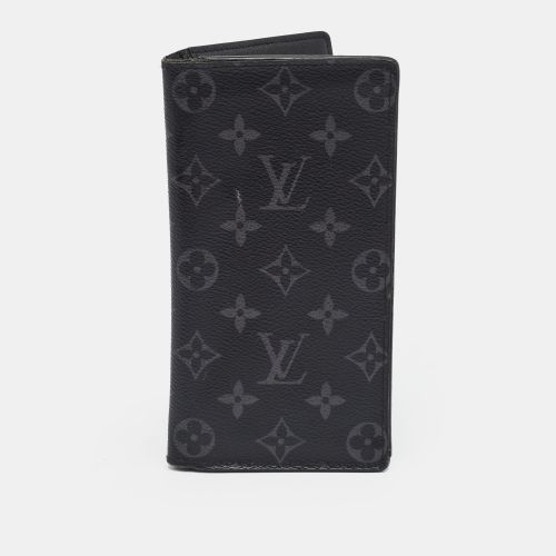Brazza Monogram Eclipse Canvas Wallet - Louis Vuitton - Modalova