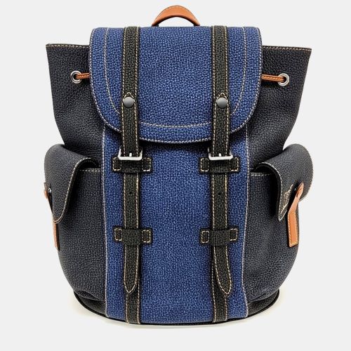Christopher PM Taurillon Monogram Leather Backpack Bag - Louis Vuitton - Modalova