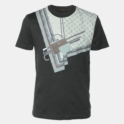 Louis Vuitton Dark Grey Cotton 2017 Graphic Print T-Shirt XS - Louis Vuitton - Modalova