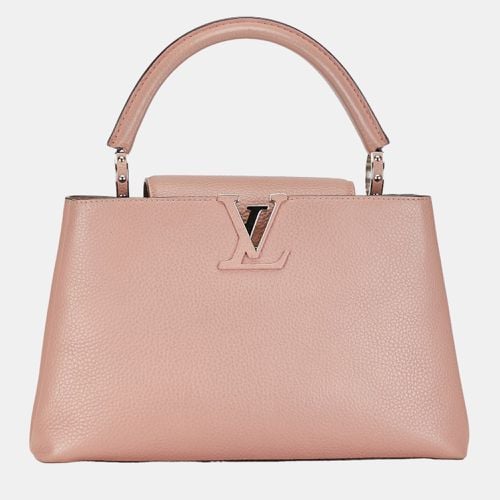 Louis Vuitton Pink Leather Capucines PM Shoulder Bag - Louis Vuitton - Modalova