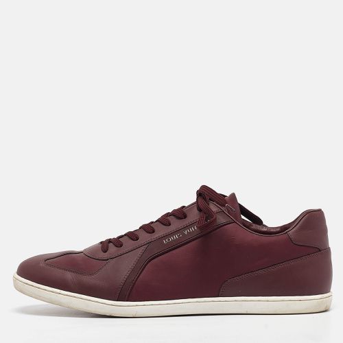 Louis Vuitton Burgundy Leather Victoire Lace Up Sneakers Size 44 - Louis Vuitton - Modalova