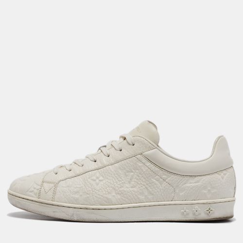 Louis Vuitton White Leather Luxembourg Lace Up Sneakers 41.5 - Louis Vuitton - Modalova