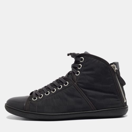 Louis Vuitton Black Nylon and Leather High Top Sneakers Size 41 - Louis Vuitton - Modalova