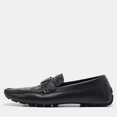 Louis Vuitton Black Leather Monte Carlo Loafers Size 42.5 - Louis Vuitton - Modalova