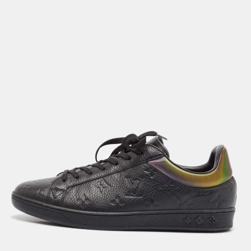 Louis Vuitton Black Monogram Leather Luxembourg Sneakers Size 41 - Louis Vuitton - Modalova