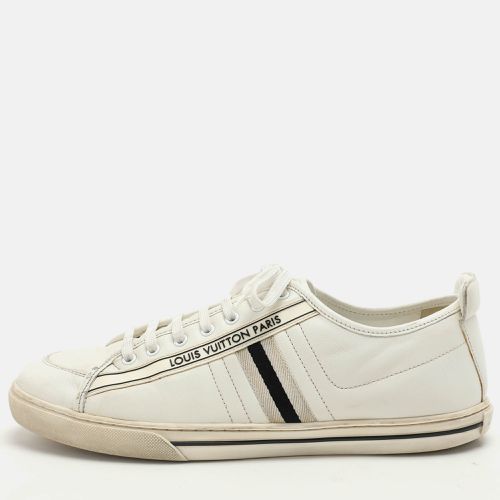 Louis Vuitton White Leather Low Top Sneakers Size 42 - Louis Vuitton - Modalova