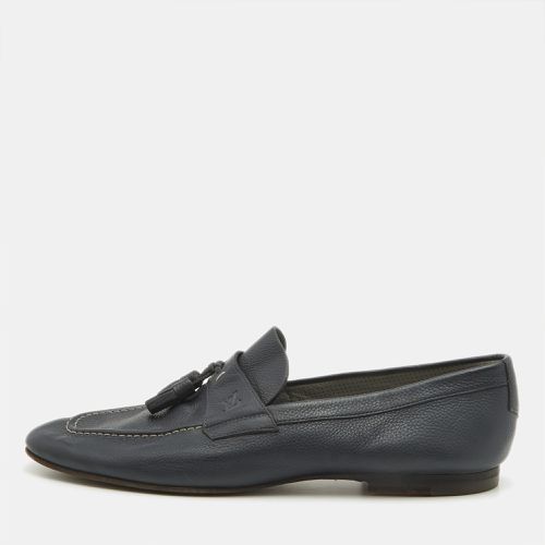 Louis Vuitton Black Leather Slip On Loafers Size 42 - Louis Vuitton - Modalova