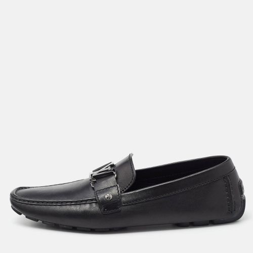 Louis Vuitton Black Leather Monte Carlo Loafers Size 44 - Louis Vuitton - Modalova