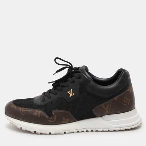 Louis Vuitton Black/Brown Monogram Canvas and Leather Run Away Low Top Sneakers Size 41 - Louis Vuitton - Modalova