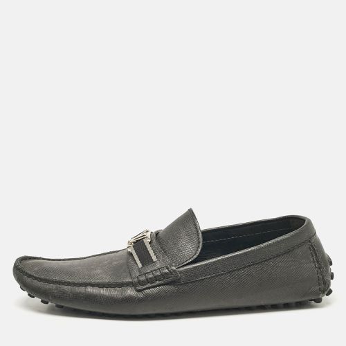 Louis Vuitton Black Leather Taiga Hockenheim Slip On Loafers Size 43 - Louis Vuitton - Modalova