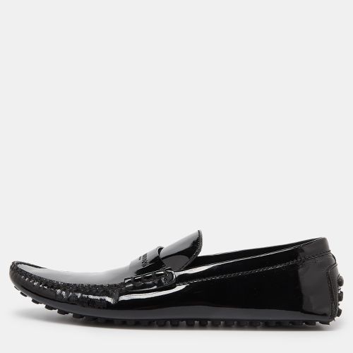 Louis Vuitton Black Patent Leather Penny Loafers Size 44 - Louis Vuitton - Modalova