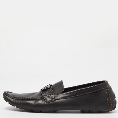 Louis Vuitton Black Leather Monte Carlo Loafers Size 45.5 - Louis Vuitton - Modalova