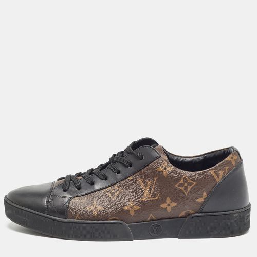 Louis Vuitton Brown/Black Monogram Canvas and Leather Match Up Low Top Sneakers Size 41 - Louis Vuitton - Modalova