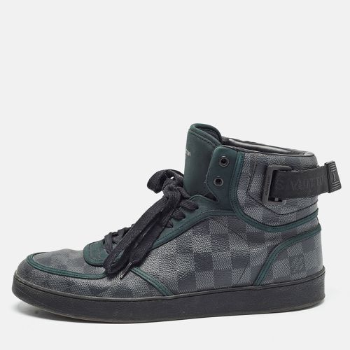 Louis Vuitton Grey/Black Monogram Canvas and Leather Rivoli Sneakers Size 43 - Louis Vuitton - Modalova