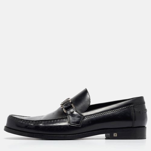 Louis Vuitton Black Leather Hockeneim Loafers Size 42 - Louis Vuitton - Modalova