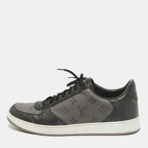 Louis Vuitton Black/Grey Monogram Canvas and Leather Rivoli Sneakers Size 42 - Louis Vuitton - Modalova