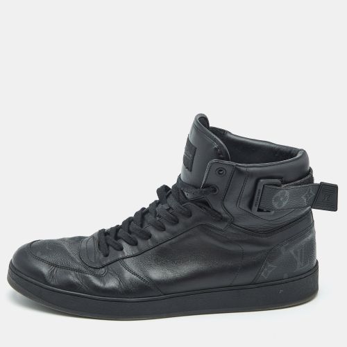 Louis Vuitton Black/Grey Graphite Canvas Rivoli High Top Sneakers Size 44.5 - Louis Vuitton - Modalova
