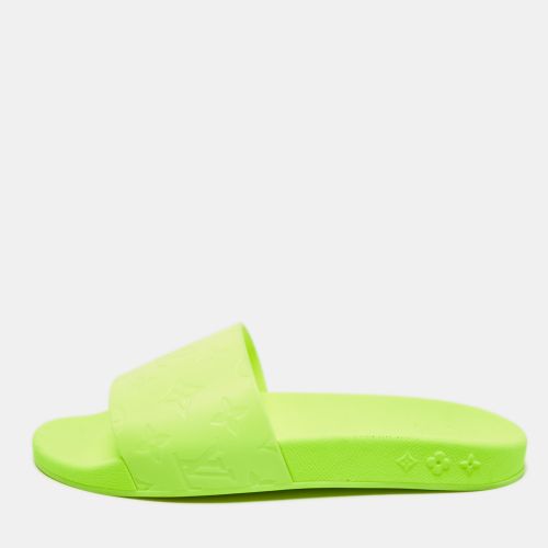 Louis Vuitton Green Rubber Waterfront Pool Slides Size 41 - Louis Vuitton - Modalova