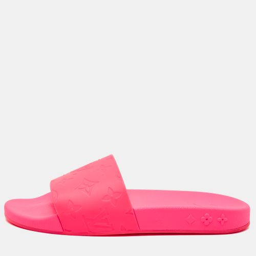 Louis Vuitton Pink Rubber Waterfront Pool Slides Size 39 - Louis Vuitton - Modalova