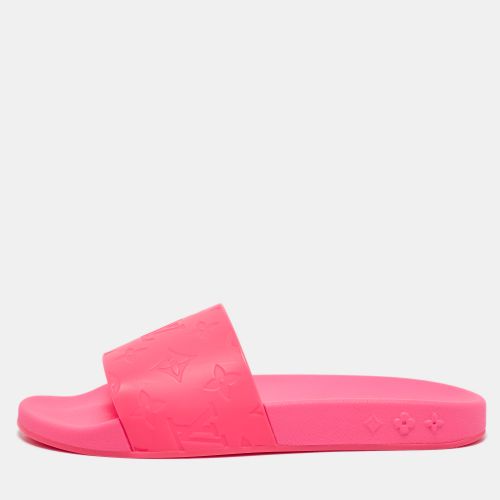 Louis Vuitton Pink Rubber Waterfront Pool Slides Size 39 - Louis Vuitton - Modalova