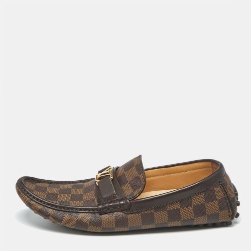 Louis Vuitton Brown Demier Canvas and Leather Hockenheim Loafers Size 42 - Louis Vuitton - Modalova