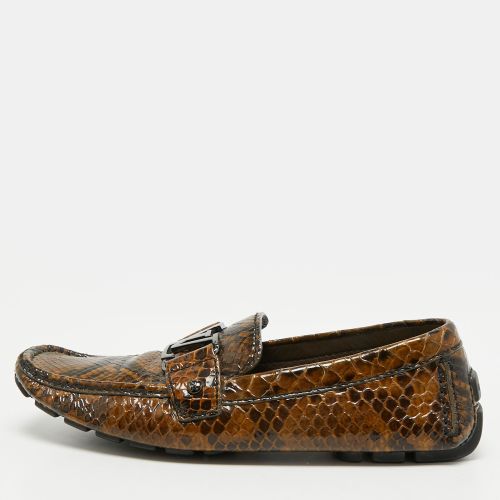 Monte Carlo Size 41 Python Leather Loafers - Louis Vuitton - Modalova