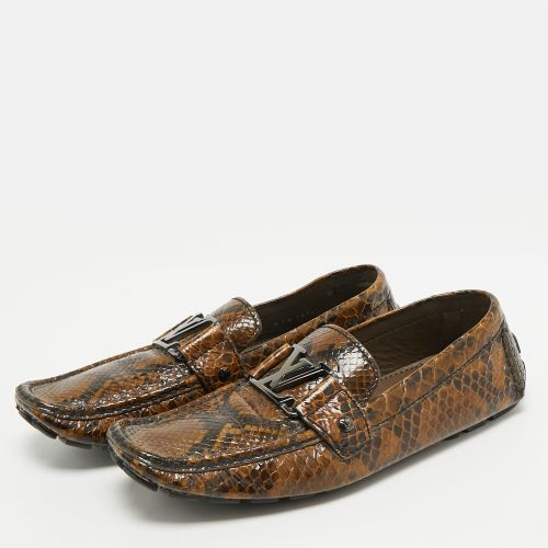 Monte Carlo Size 41 Python Leather Loafers - Louis Vuitton - Modalova