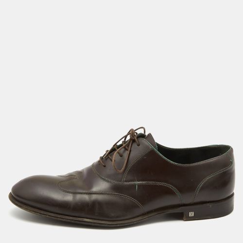 Louis Vuitton Dark Brown Leather Lace Up Oxfords Size 42.5 - Louis Vuitton - Modalova