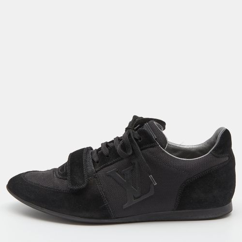 Louis Vuitton Black Suede and Mesh Trainers Low Top Sneakers Size 40 - Louis Vuitton - Modalova