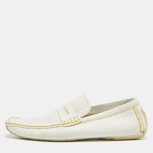 Louis Vuitton White Leather Lombok Slip On Loafers Size 45 - Louis Vuitton - Modalova