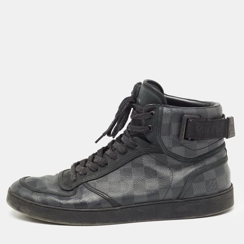 Louis Vuitton Black/Grey Graphite Canvas Rivoli High Top Sneakers Size 44.5 - Louis Vuitton - Modalova