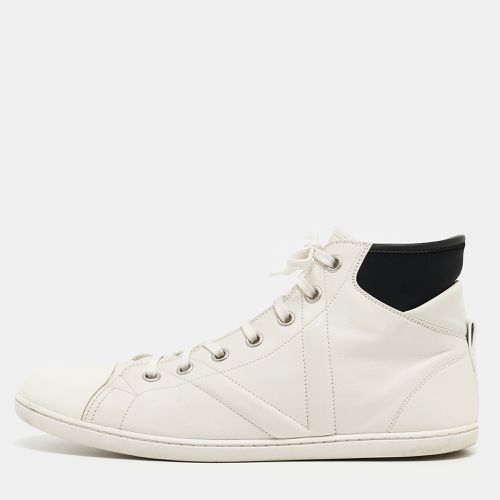 Louis Vuitton White/Black Leather Trainer High Top Sneakers Size 42.5 - Louis Vuitton - Modalova