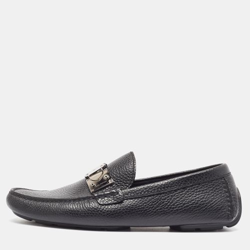 Louis Vuitton Black Leather Racetrack Slip On Loafers Size 42.5 - Louis Vuitton - Modalova