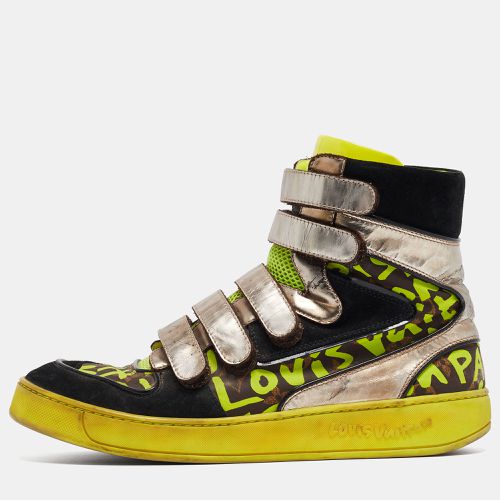 Louis Vuitton Multicolor Suede and Leather Graffiti Metallic-Trim Sneakers Size 42.5 - Louis Vuitton - Modalova