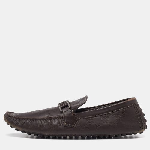 Louis Vuitton Brown Leather Hockenheim Slip On Loafers Size 43.5 - Louis Vuitton - Modalova