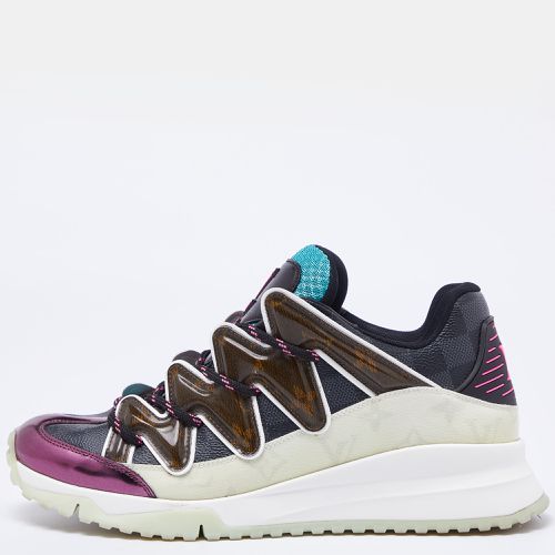 Louis Vuitton Multicolor Coated Canvas and Leather Zig Zag Lace Up Sneakers Size 42 - Louis Vuitton - Modalova