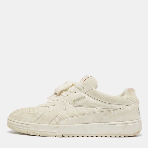 Palm Angels Off White Suede Lace Up Sneakers Size 42 - Palm Angels - Modalova