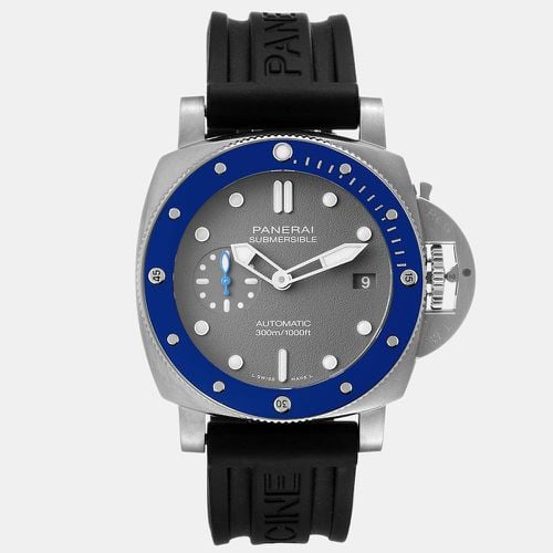 Stainless Steel Luminor Submersible PAM00959 Automatic Men's Wristwatch 42 mm - Panerai - Modalova